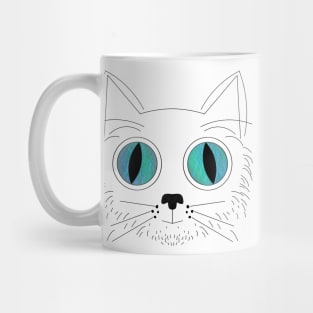 Big Eyed Cat V7 Mug